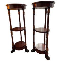 Paire italienne  Tables hautes