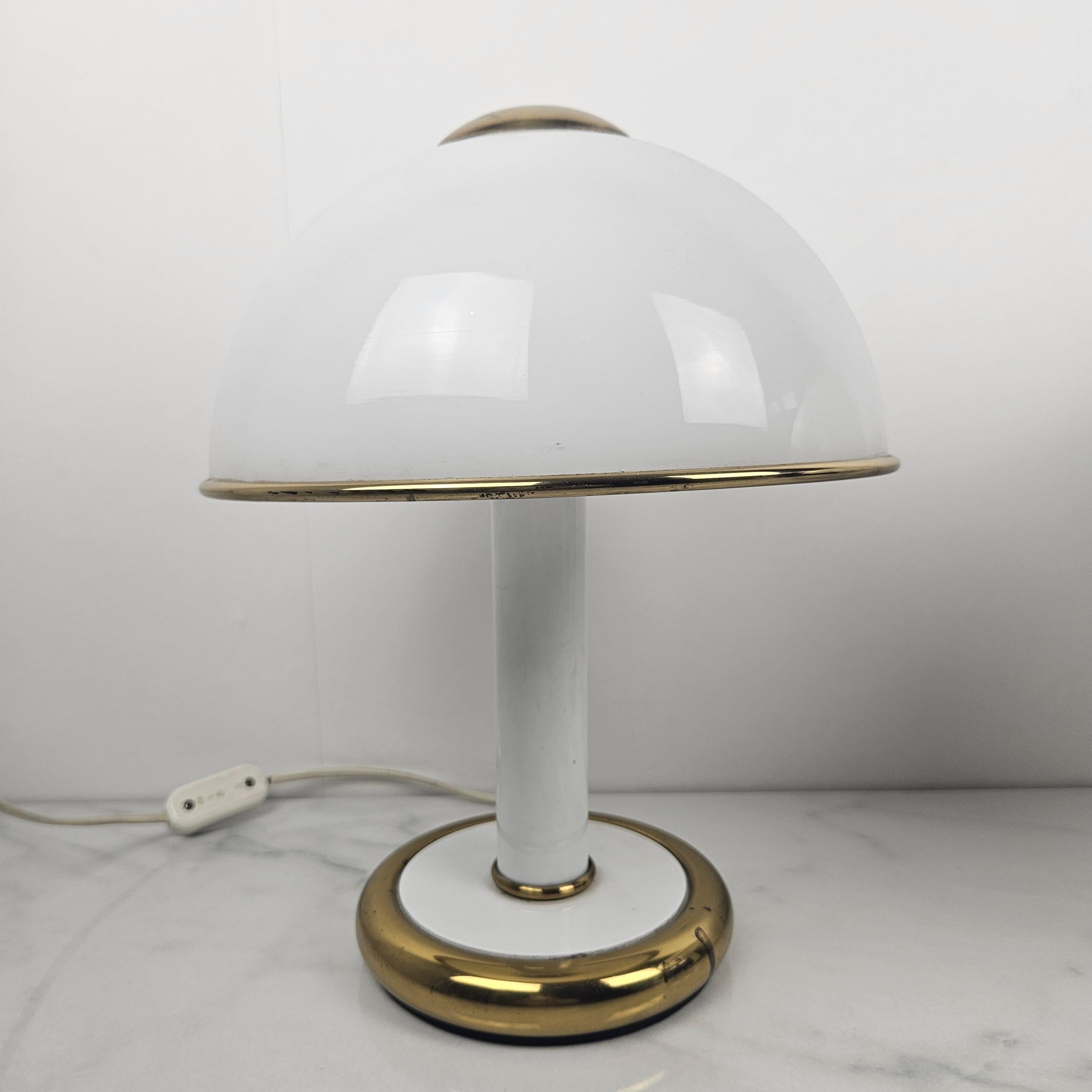 Paire de lampes de table ou de chevet en verre de Murano par F. Fabbian, années 1970 en vente 8