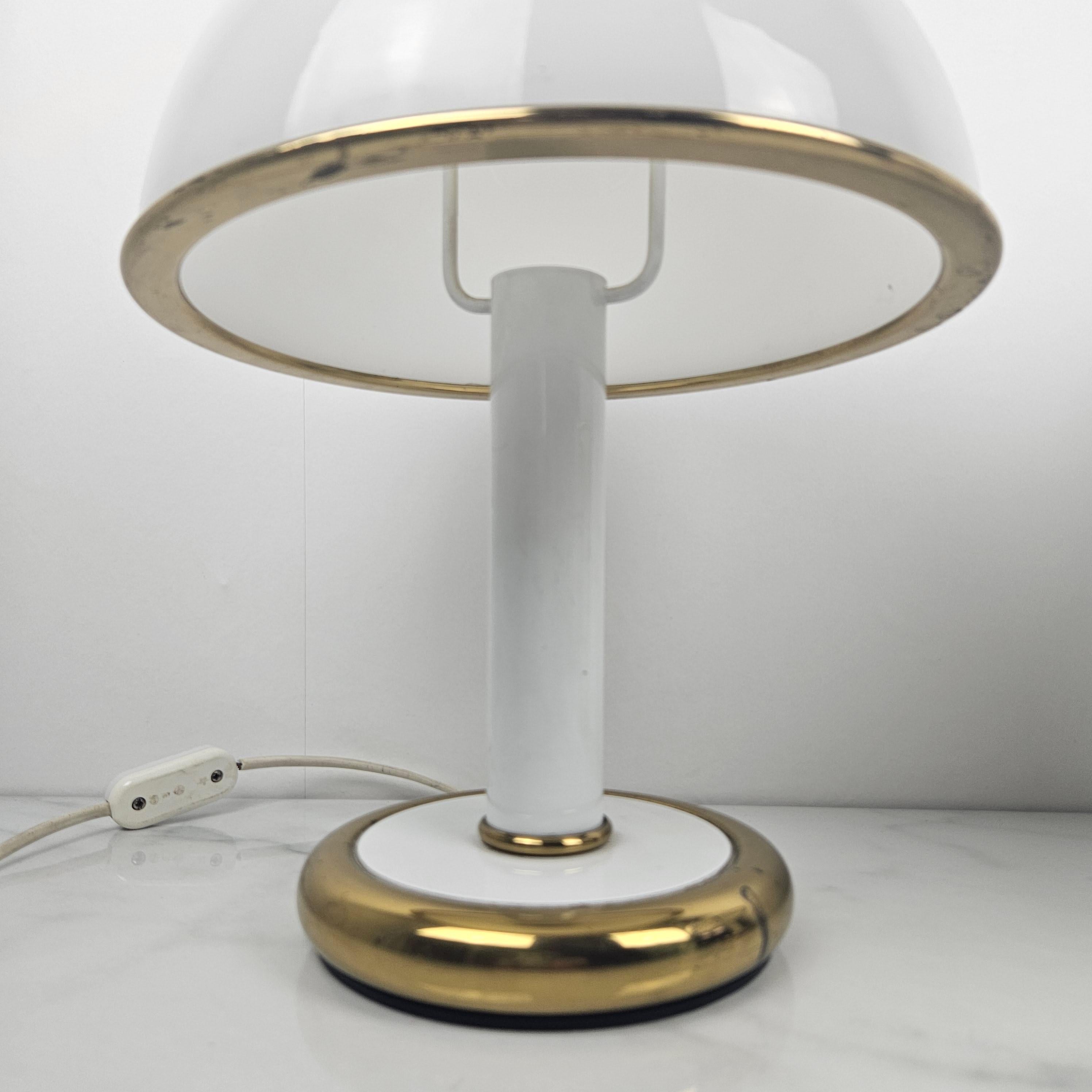 Paire de lampes de table ou de chevet en verre de Murano par F. Fabbian, années 1970 en vente 9