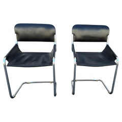 Italian Pair of Office - Dining Room Chairs