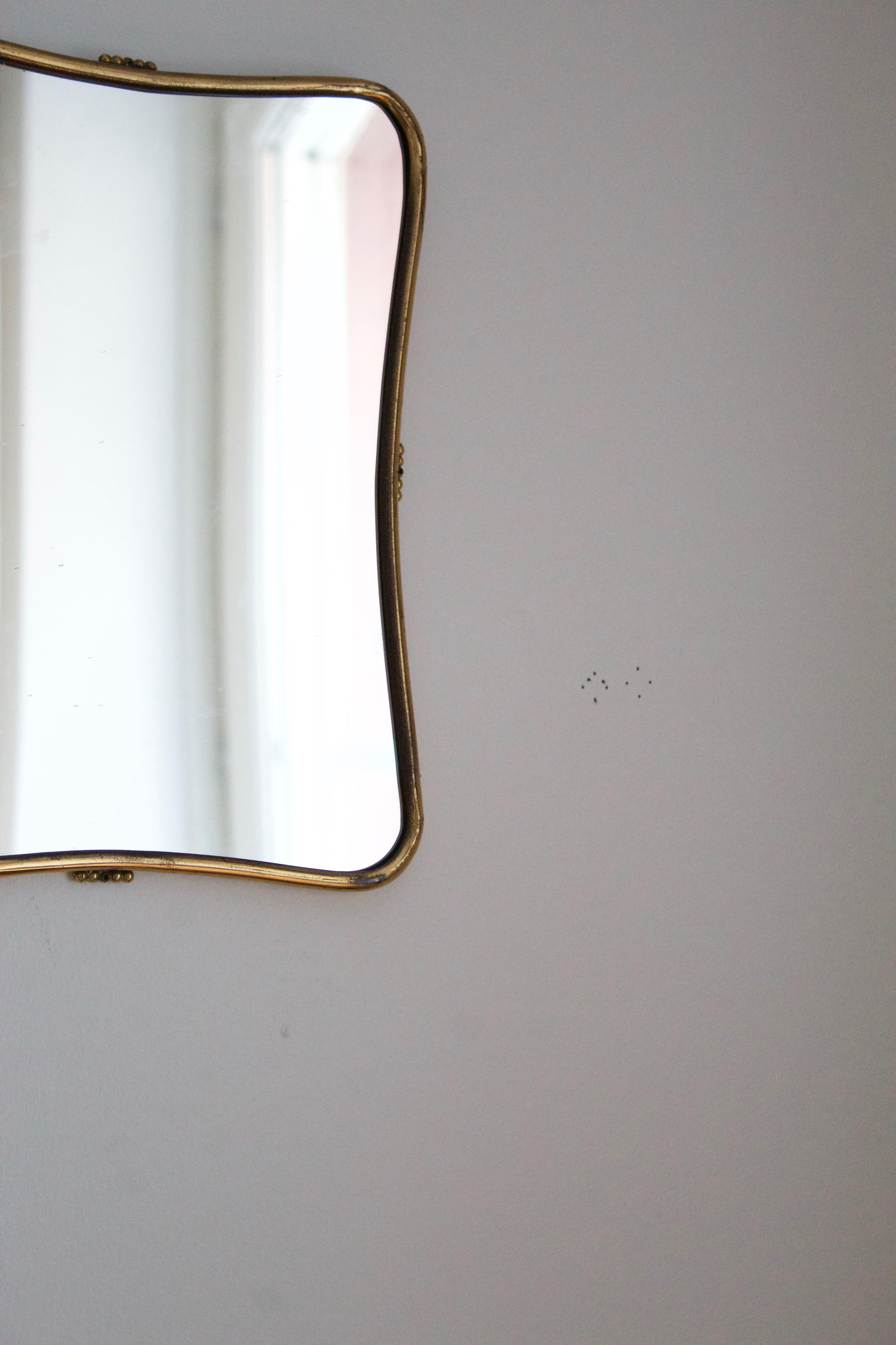 brass mirrors for wall