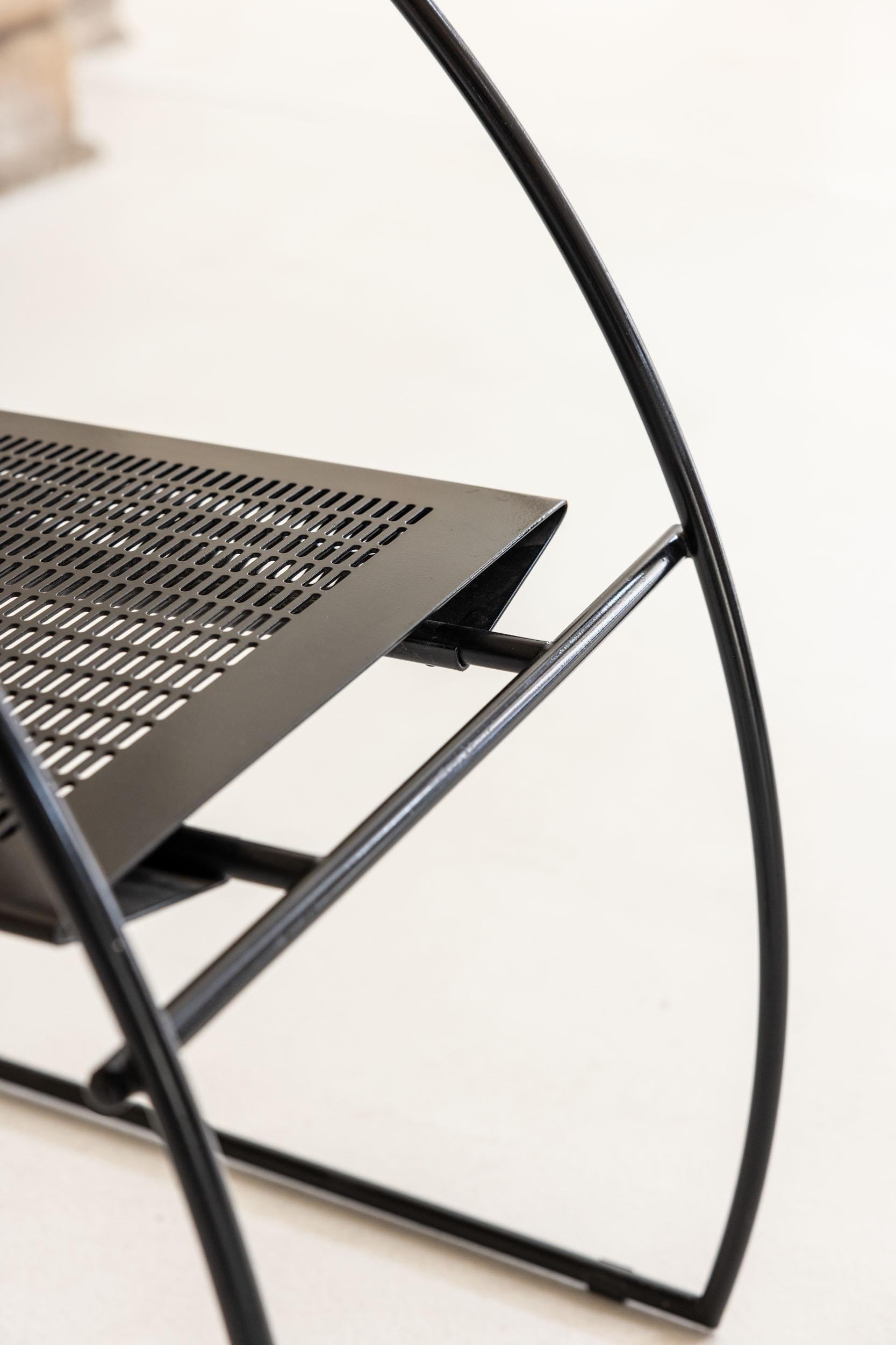 Italian pair of Quinta chairs by Mario Botta for Alias, Italy 1980 5