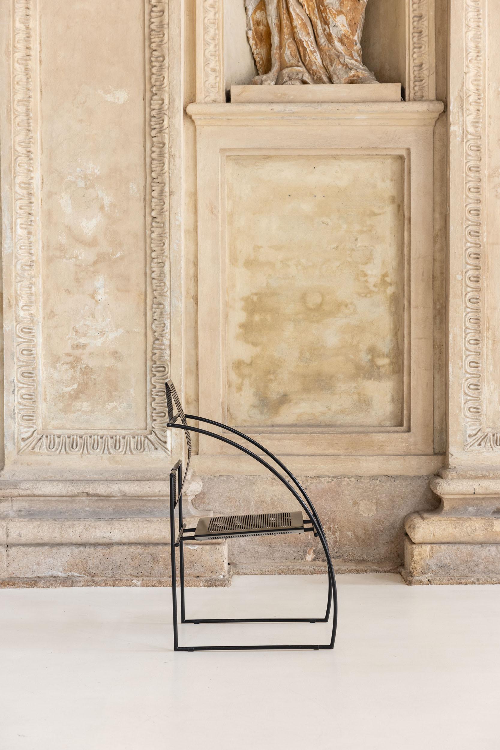 Italian pair of Quinta chairs by Mario Botta for Alias, Italy 1980 12