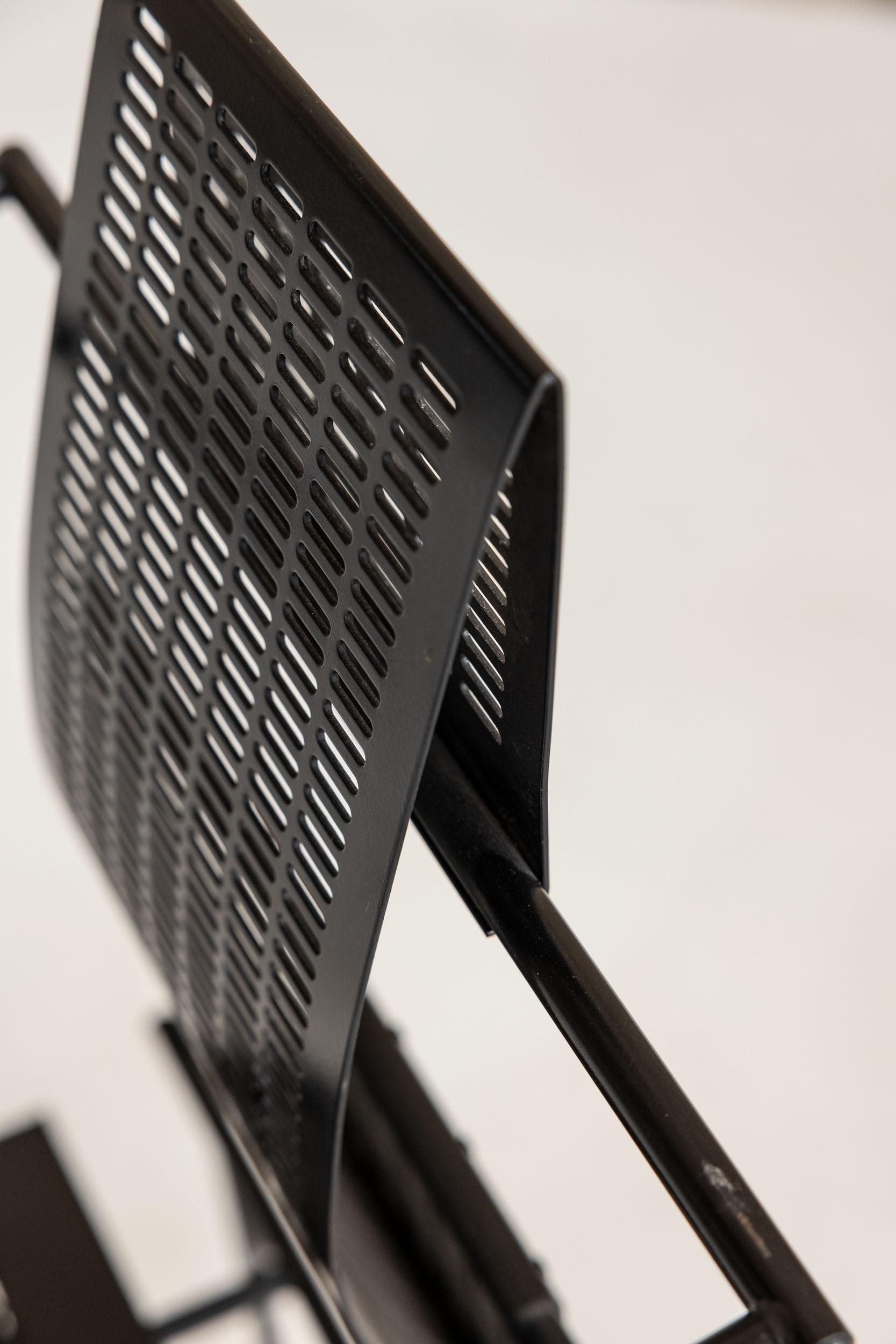 Italian pair of Quinta chairs by Mario Botta for Alias, Italy 1980 3