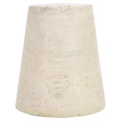 Italian Pale Cream Solid Architectural Marble Cone Form