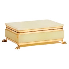 Italian Pale Onyx Jewelry Box