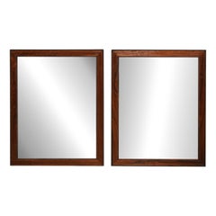 Italian Palisander Mirrors with Carved Frames from the 20th Century, Sold Each
