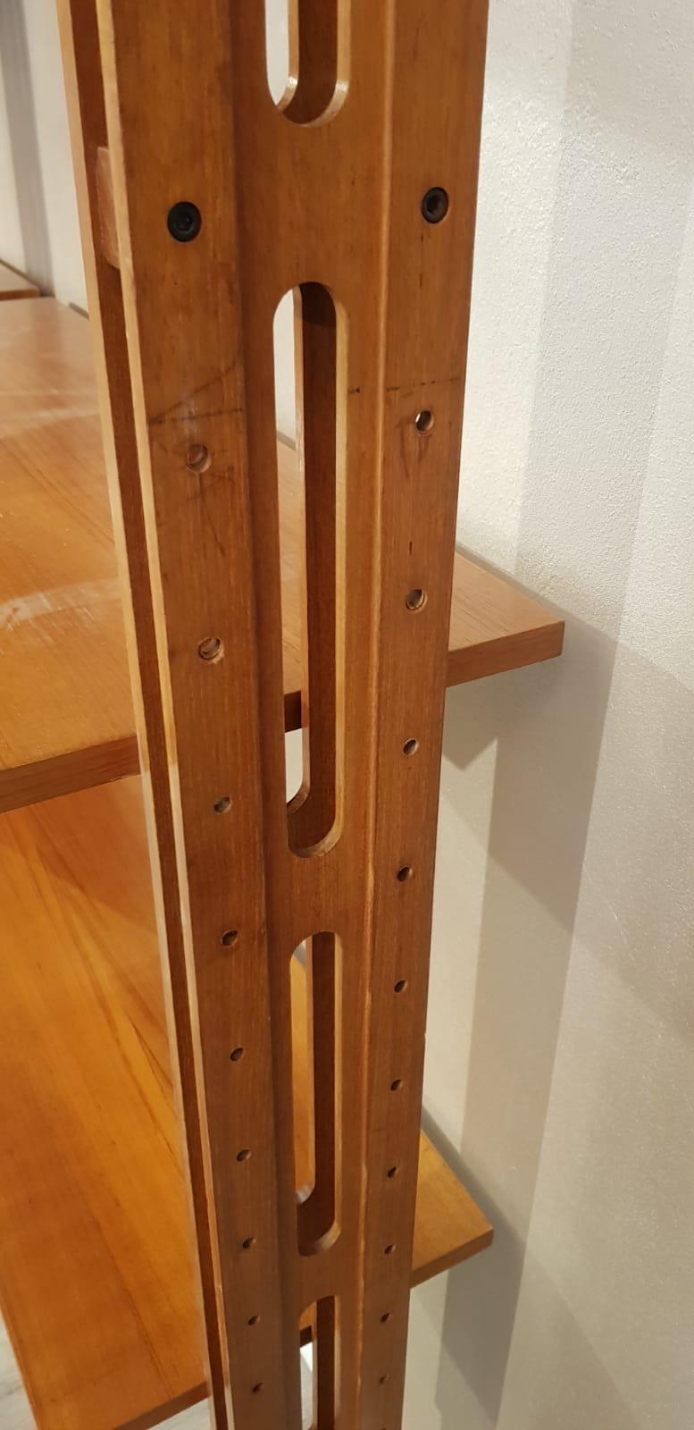 Italian Paolo Tilche Bookcase for Arform Giraffa Model Height Adjustable 5