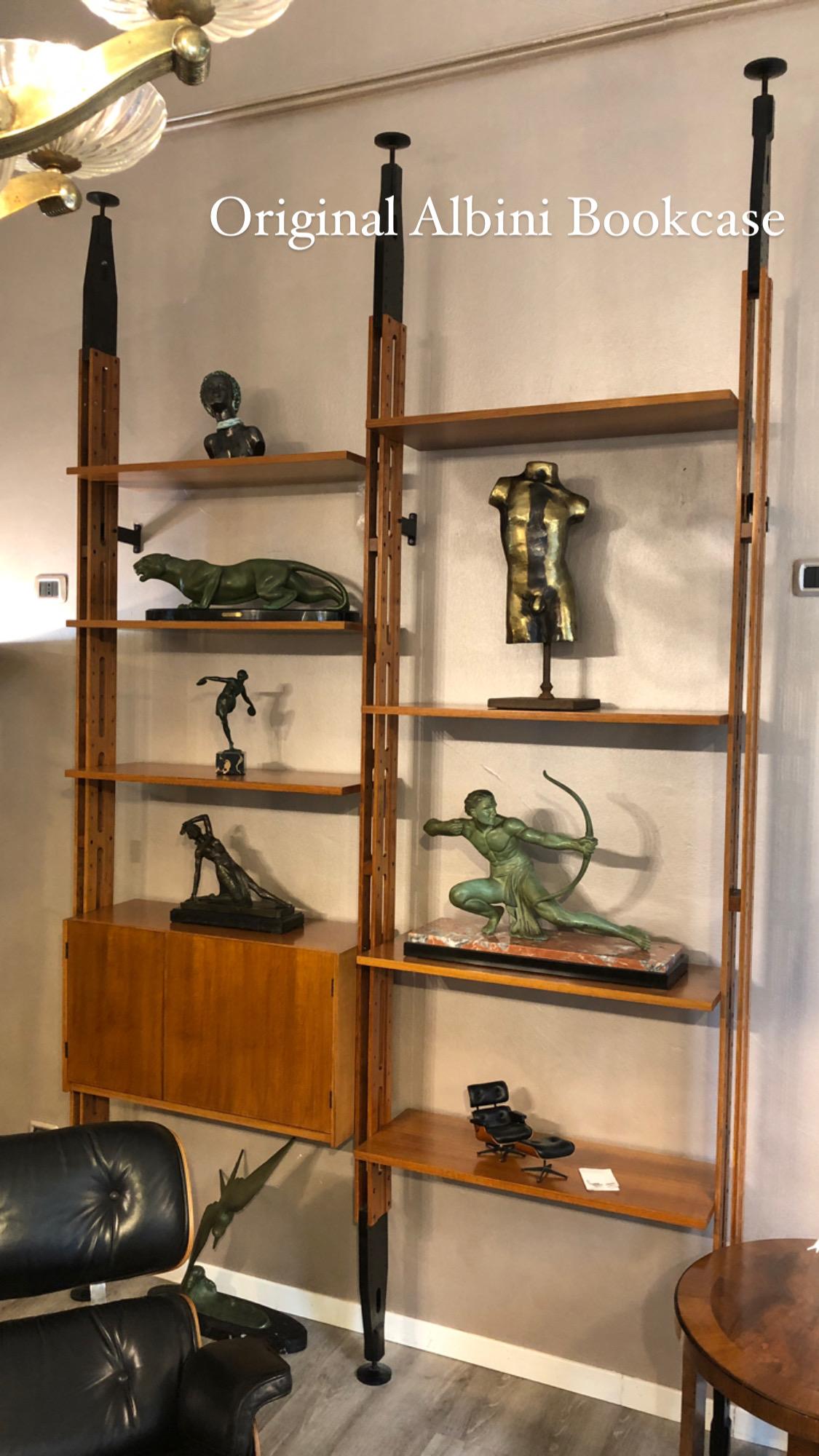 Italian Paolo Tilche Bookcase for Arform Giraffa Model Height Adjustable 7