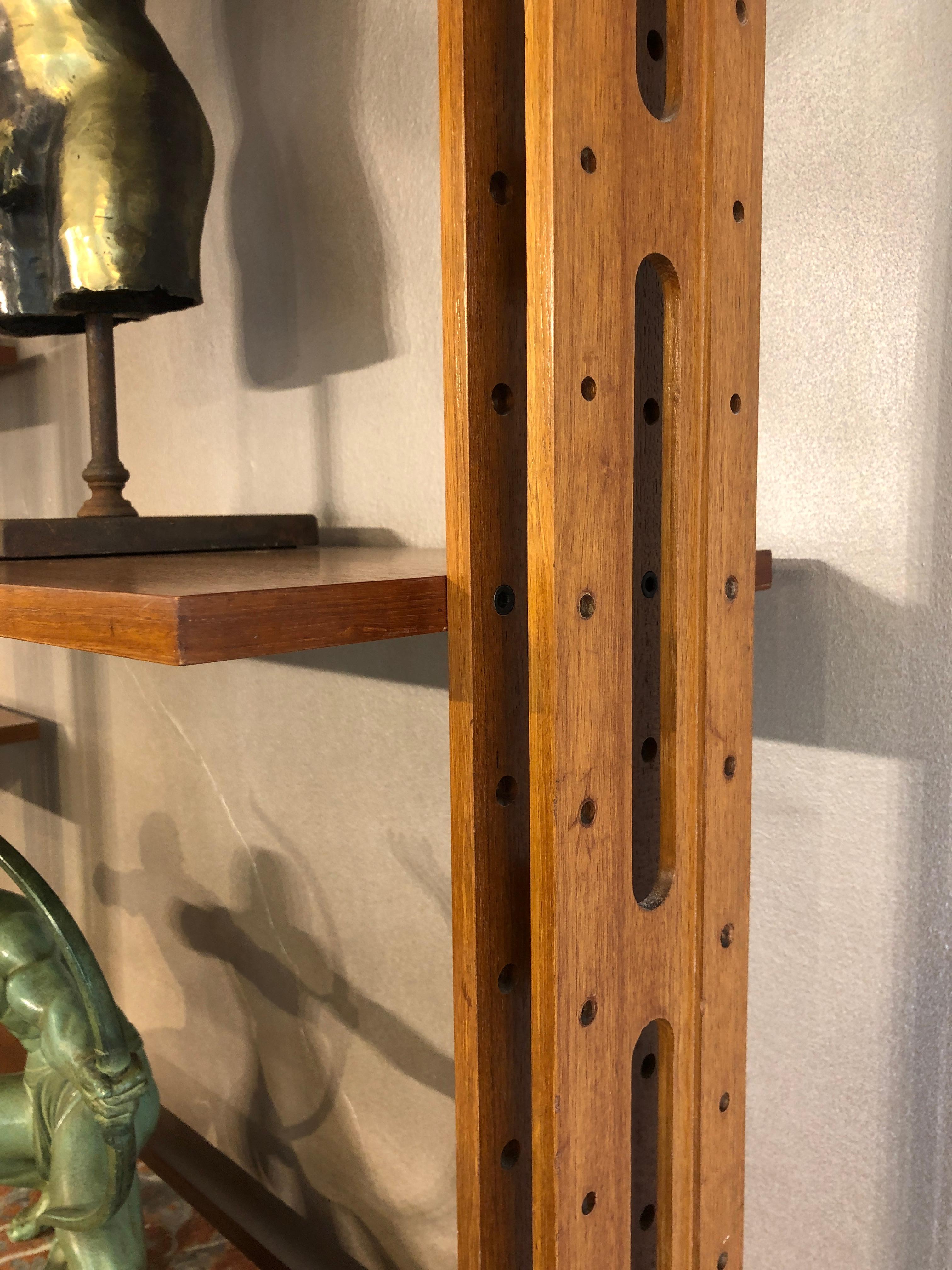 Italian Paolo Tilche Bookcase for Arform Giraffa Model Height Adjustable 10