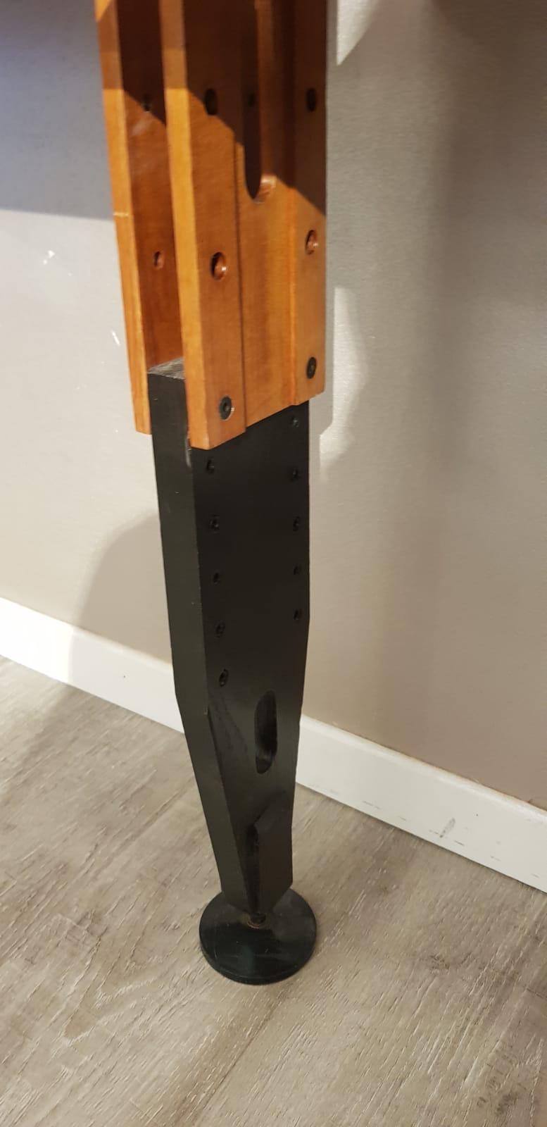 Mid-Century Modern Italian Paolo Tilche Bookcase for Arform Giraffa Model Height Adjustable