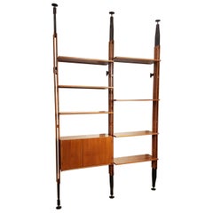 Italian Paolo Tilche Bookcase for Arform Giraffa Model Height Adjustable