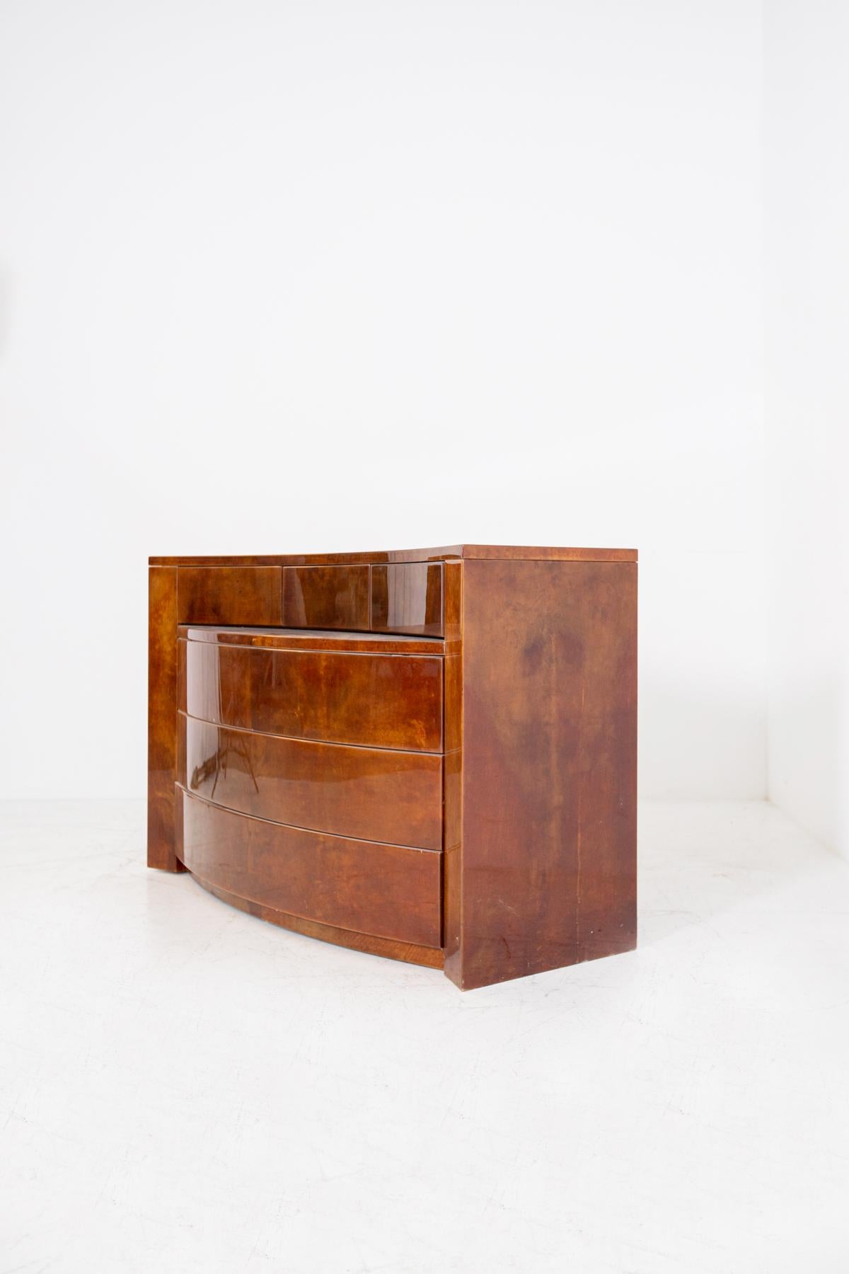 Italian Parchment Chest of Drawers by Giorgio Tura 5