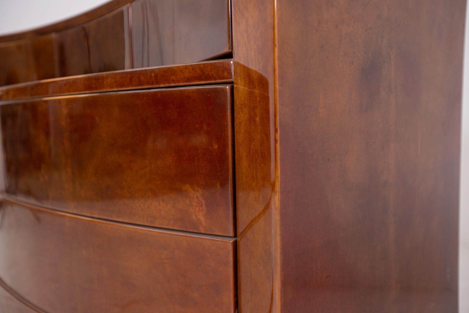 Italian Parchment Chest of Drawers by Giorgio Tura 6