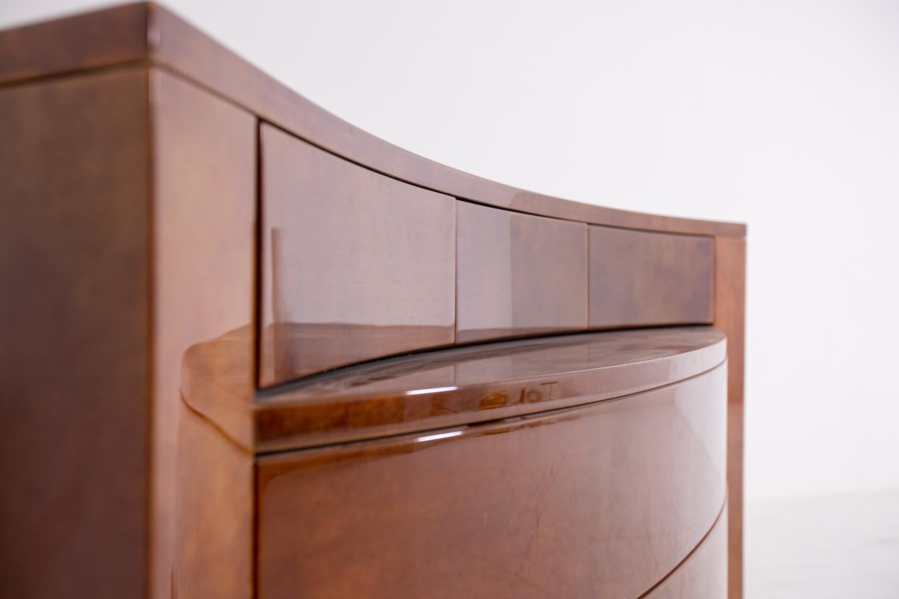 Italian Parchment Chest of Drawers by Giorgio Tura 2