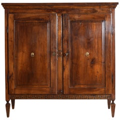 Italian, Parma, Louis XVI Period Carved Walnut Cabinet, ca. 1780