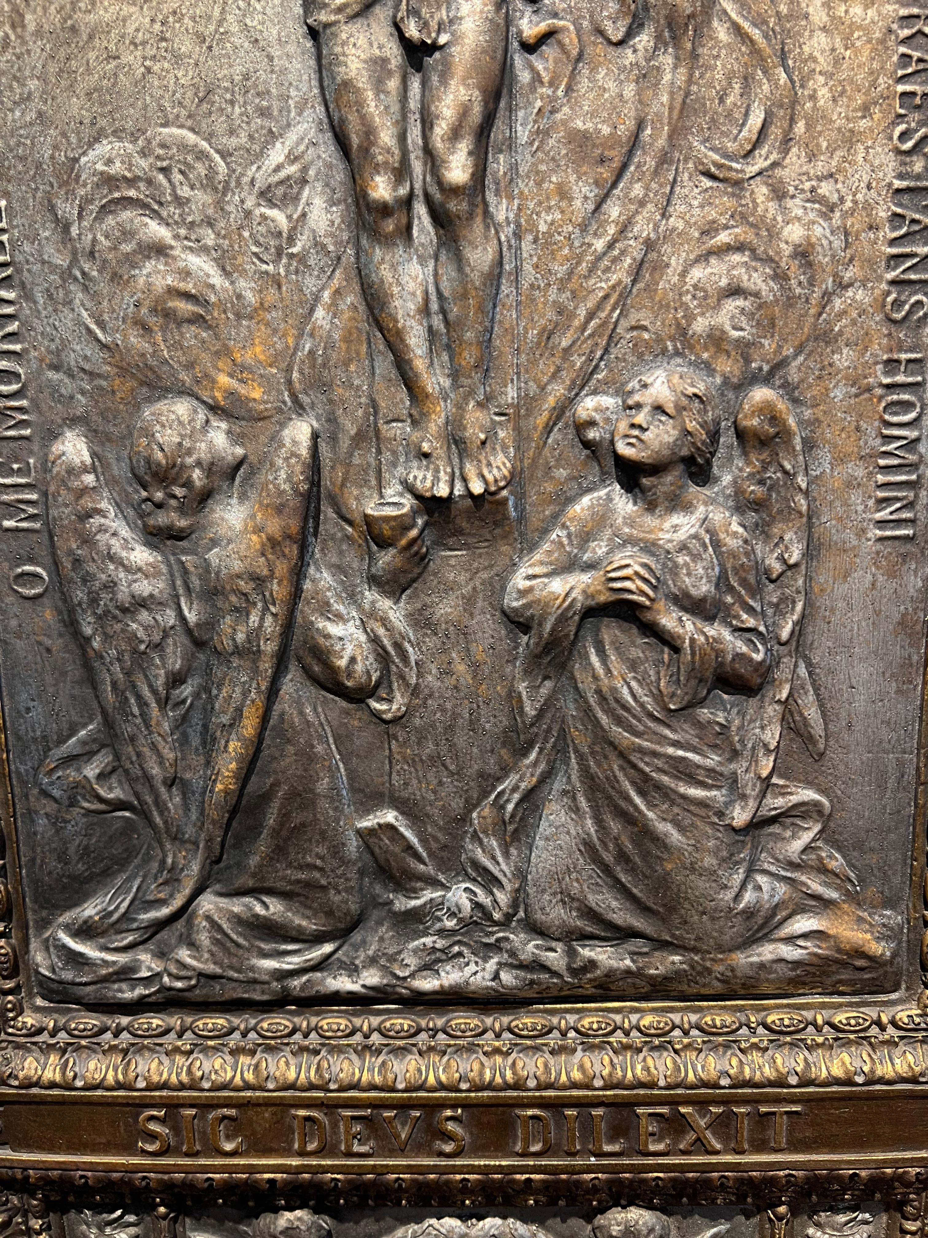 Teil eines italienischen Tabernakels, ca. 1880er Jahre (Versilbert) im Angebot