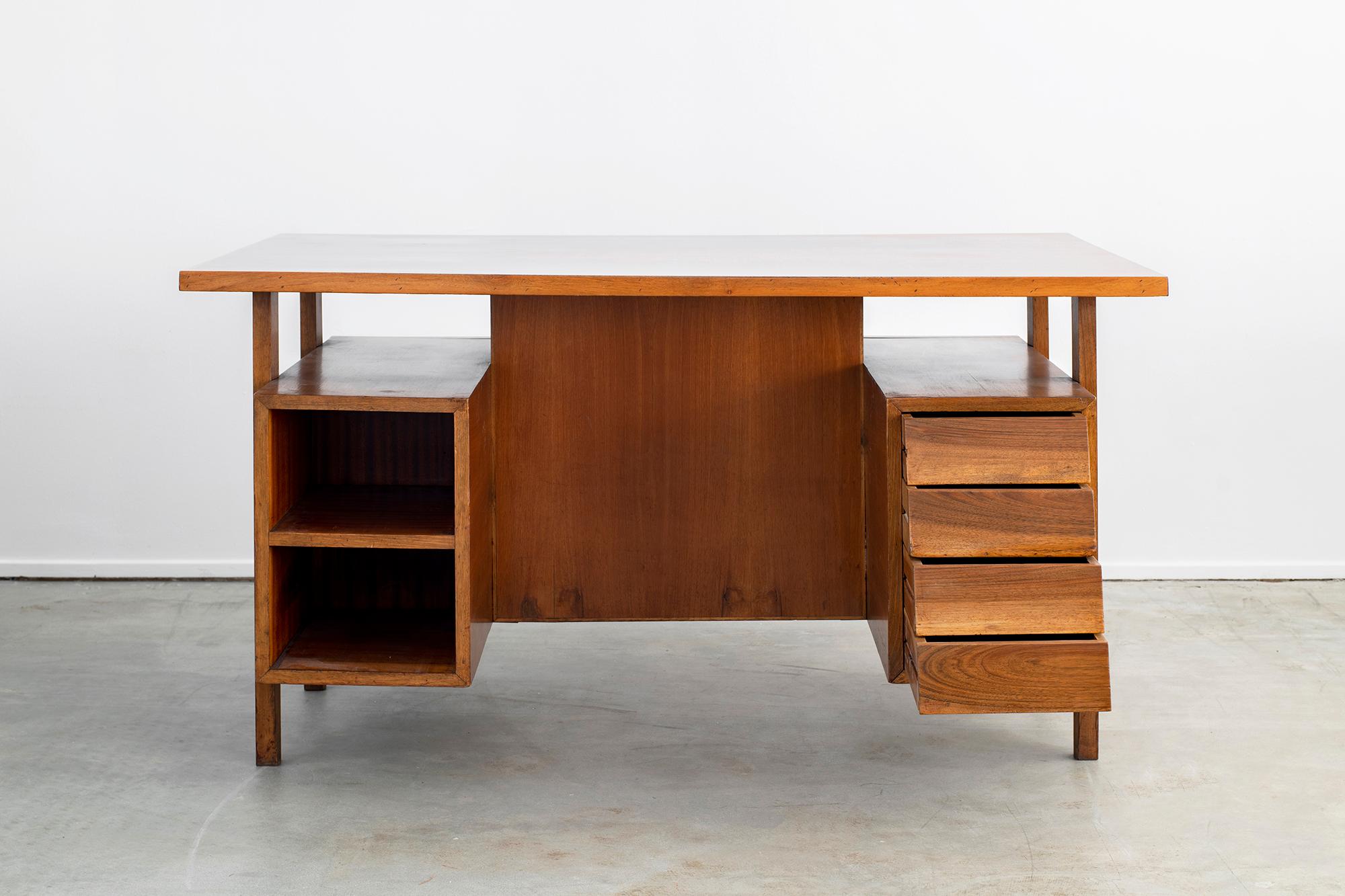 Oak Italian Partner's Desk