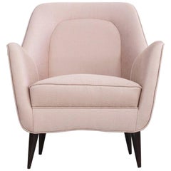 Italian Pastel Rose Italian Midcentury Sofa Set, 1950s