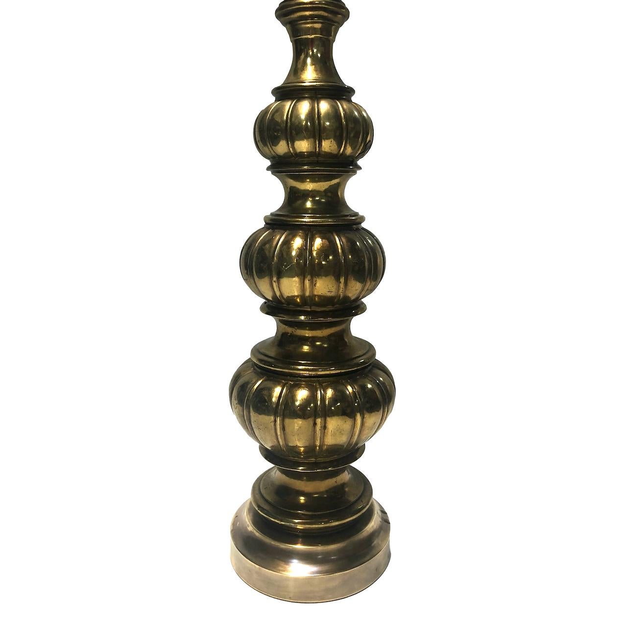 Mid-20th Century Italian Patinated Bronze Table Lamp