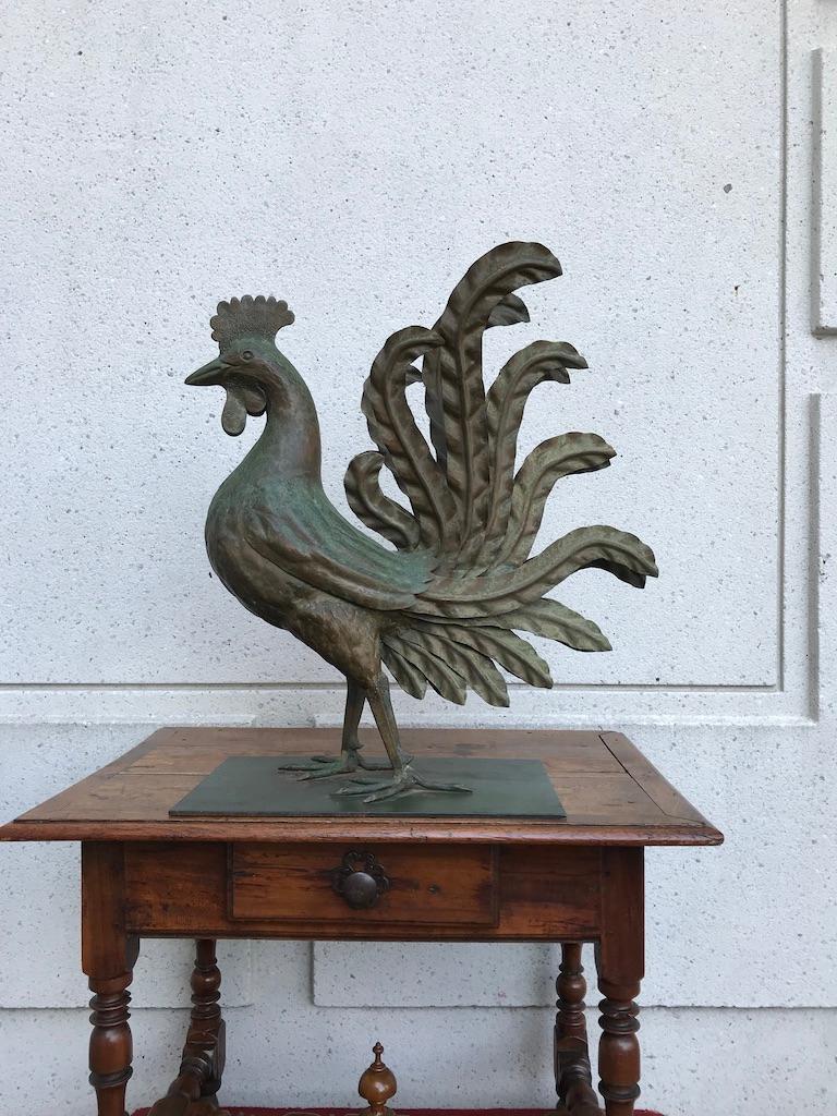 20th Century Iron and Tin Rooster Movie Prop from 