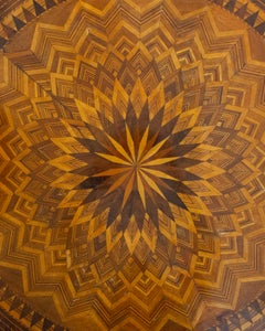 Italian Marquetry Center Table – 19th Century