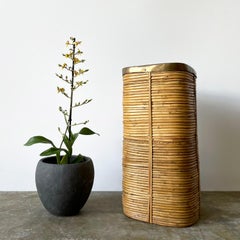Italian Pencil Reed Bamboo Planter Bin