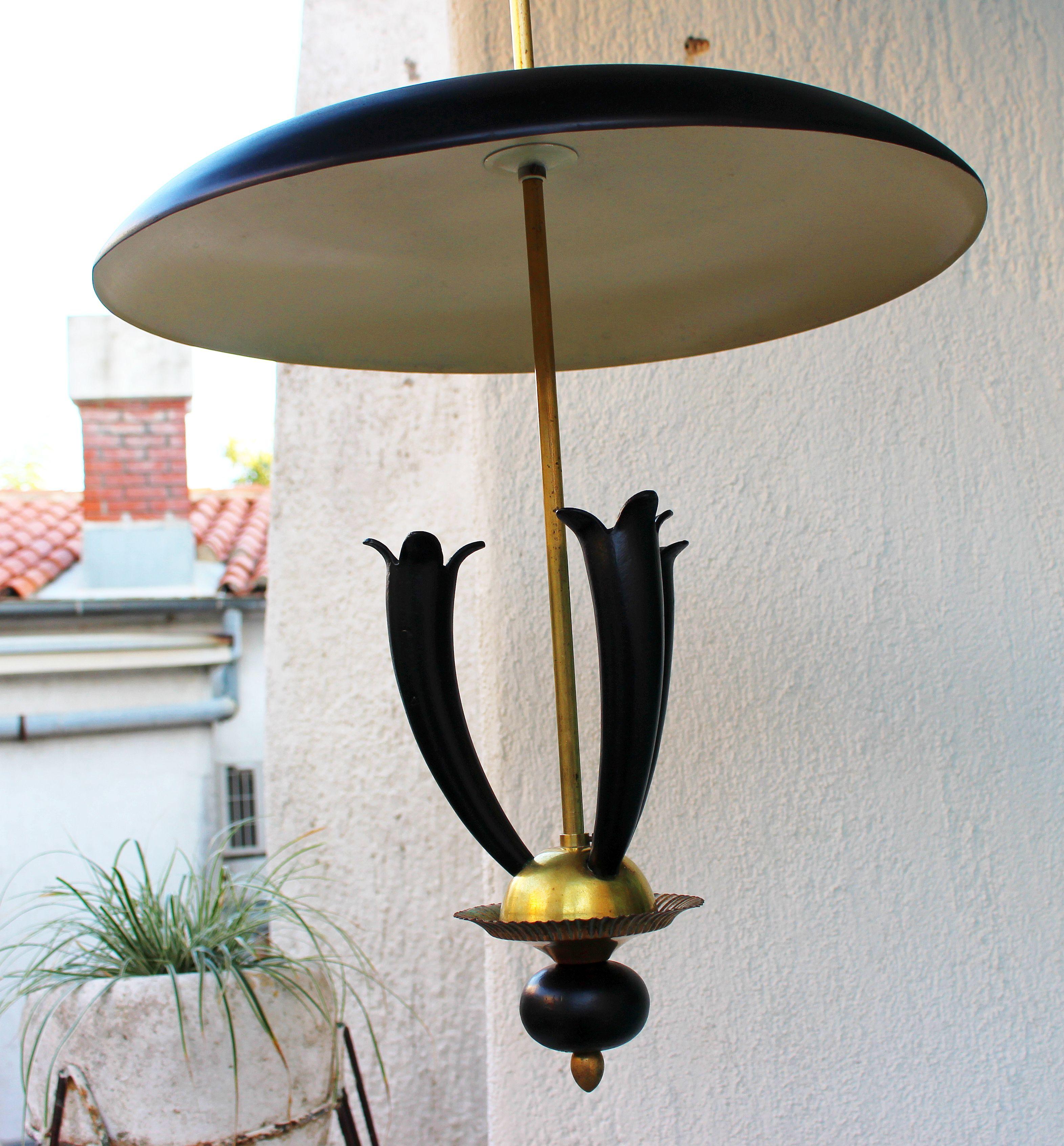 Mid-20th Century Italian Pendant Attributed to Guglielmo Ulrich