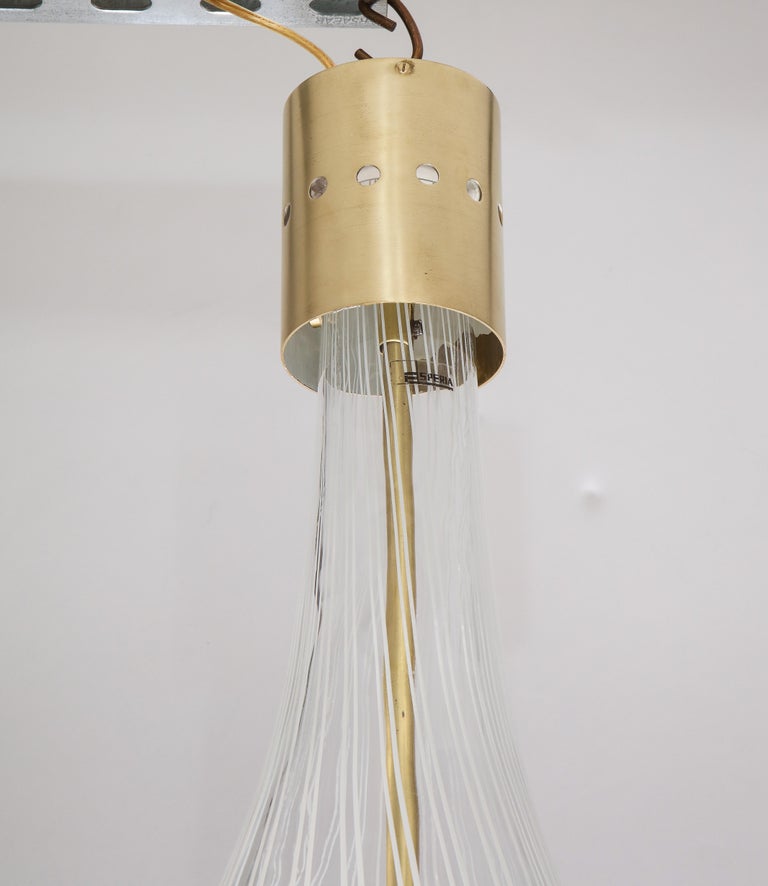 Late 20th Century Italian Pendant Chandelier by Angelo Brotto for Esperia For Sale