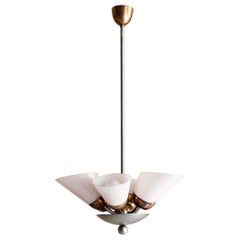 Lampe suspendue italienne, années 1940