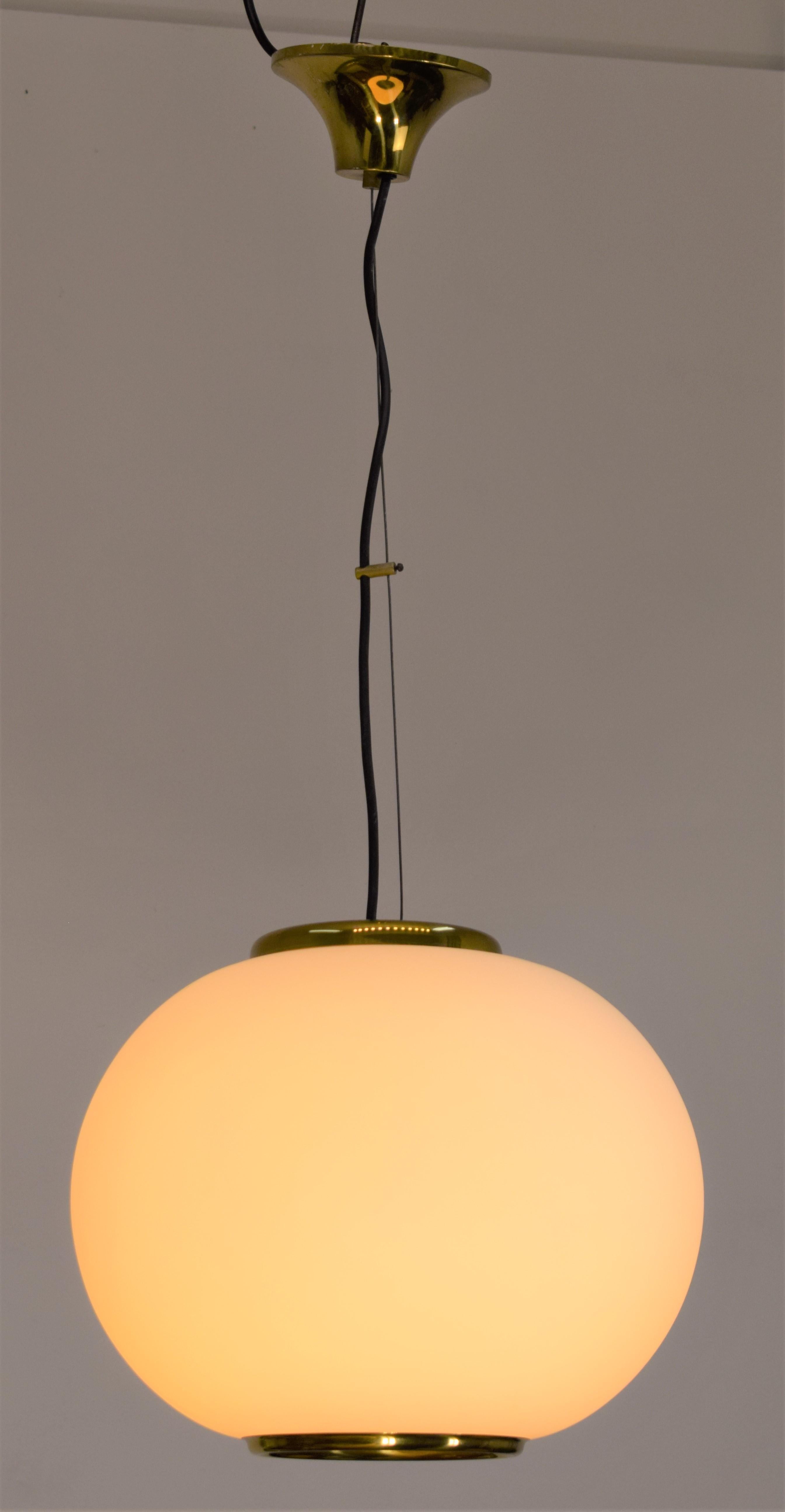 Lampe pendante italienne, années 1960 Bon état - En vente à Palermo, PA