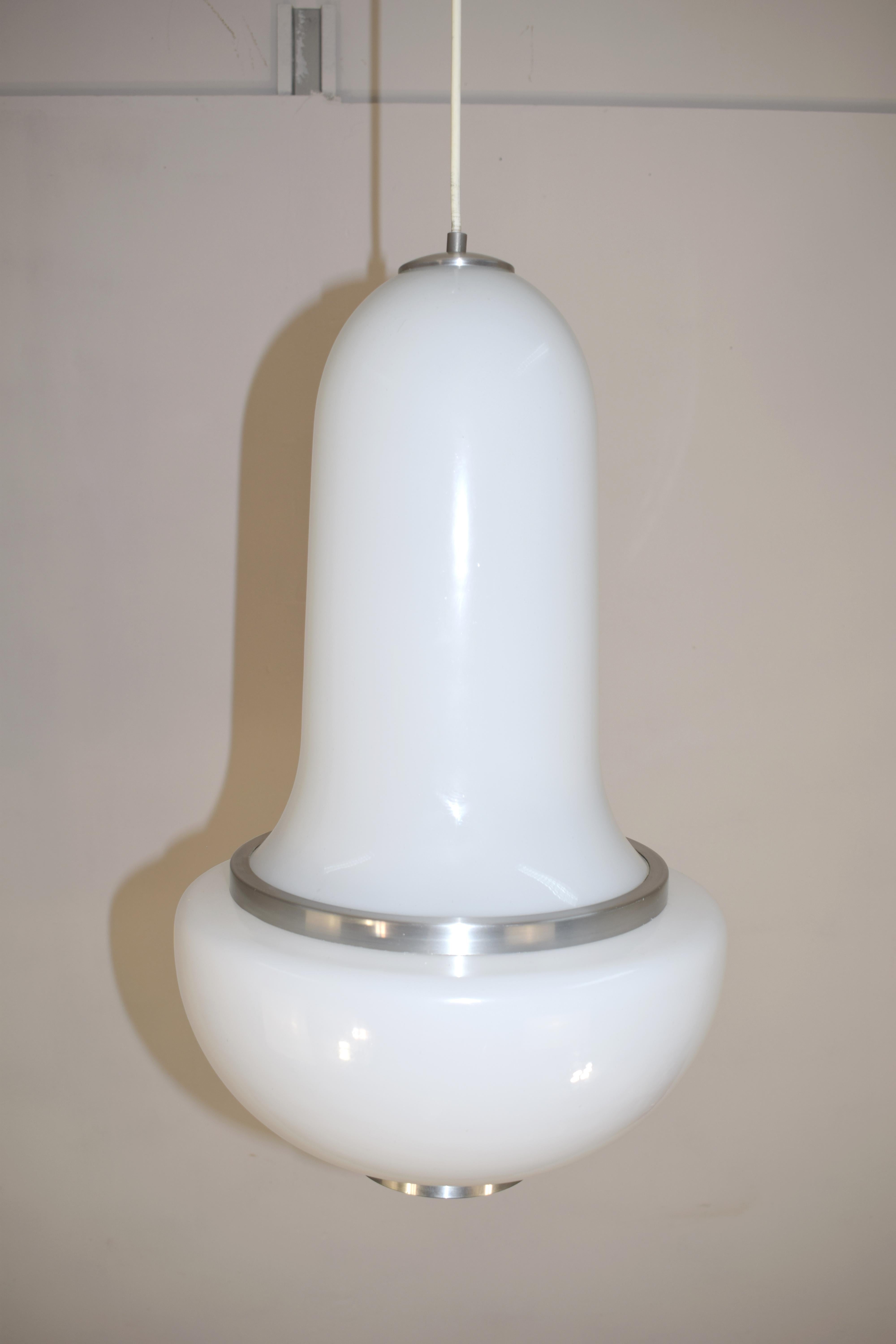 Italian Pendant Lamp, 1970s In Good Condition For Sale In Palermo, PA