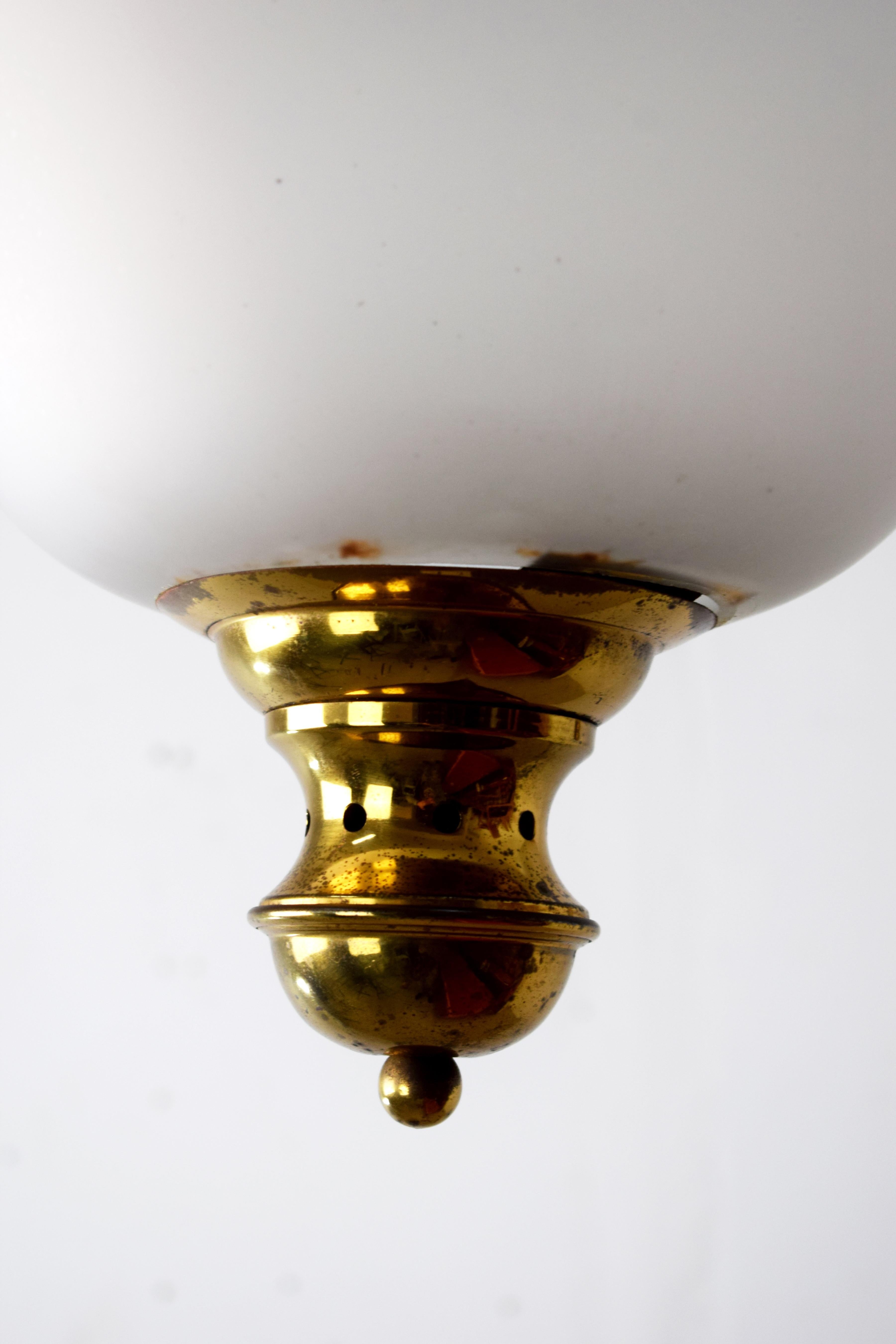 Mid-Century Modern Italian Pendant Lamp by Luigi Caccia Dominioni, 1970s