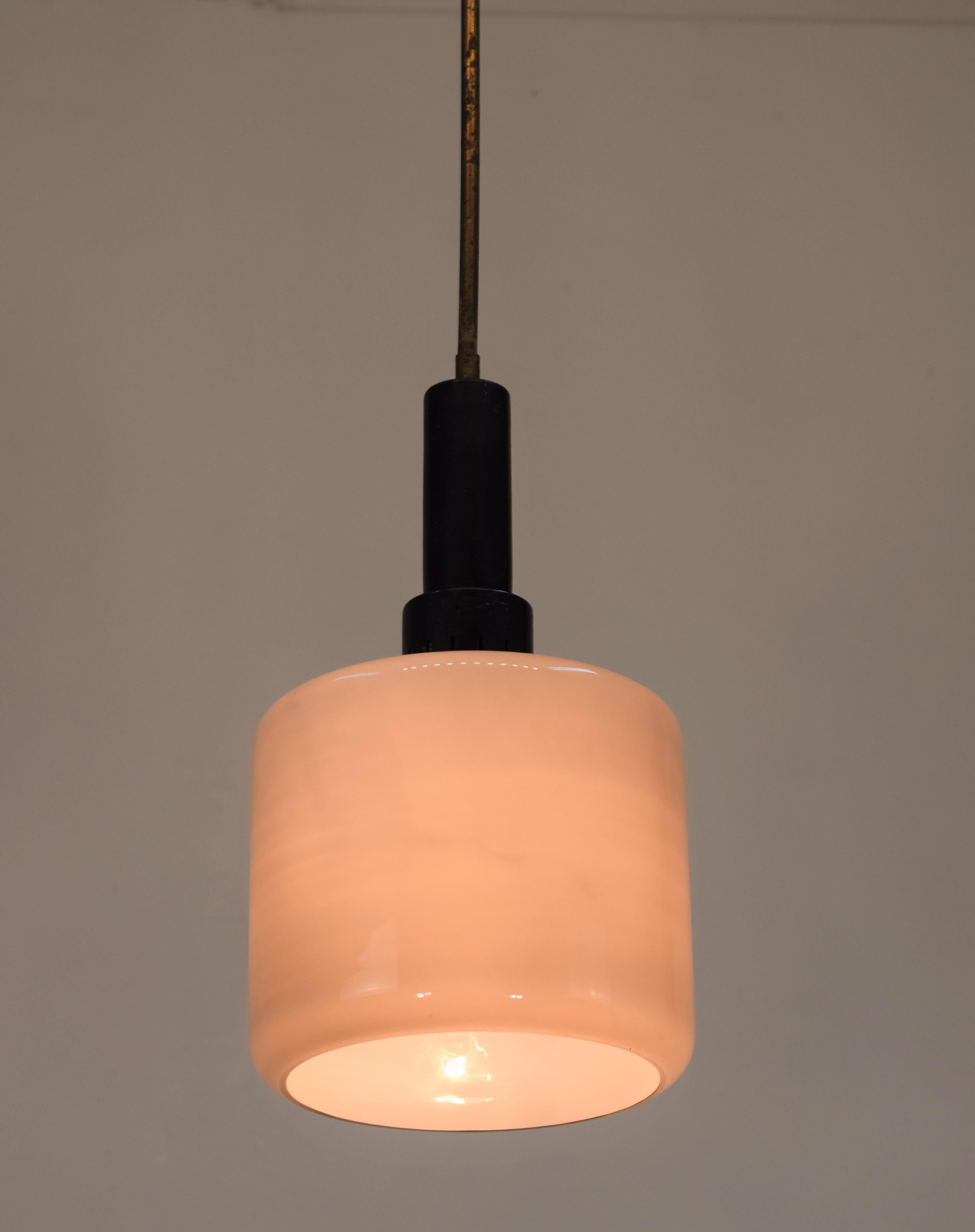 Mid-Century Modern Italian Pendant Lamp by Stilnovo, 1960s For Sale