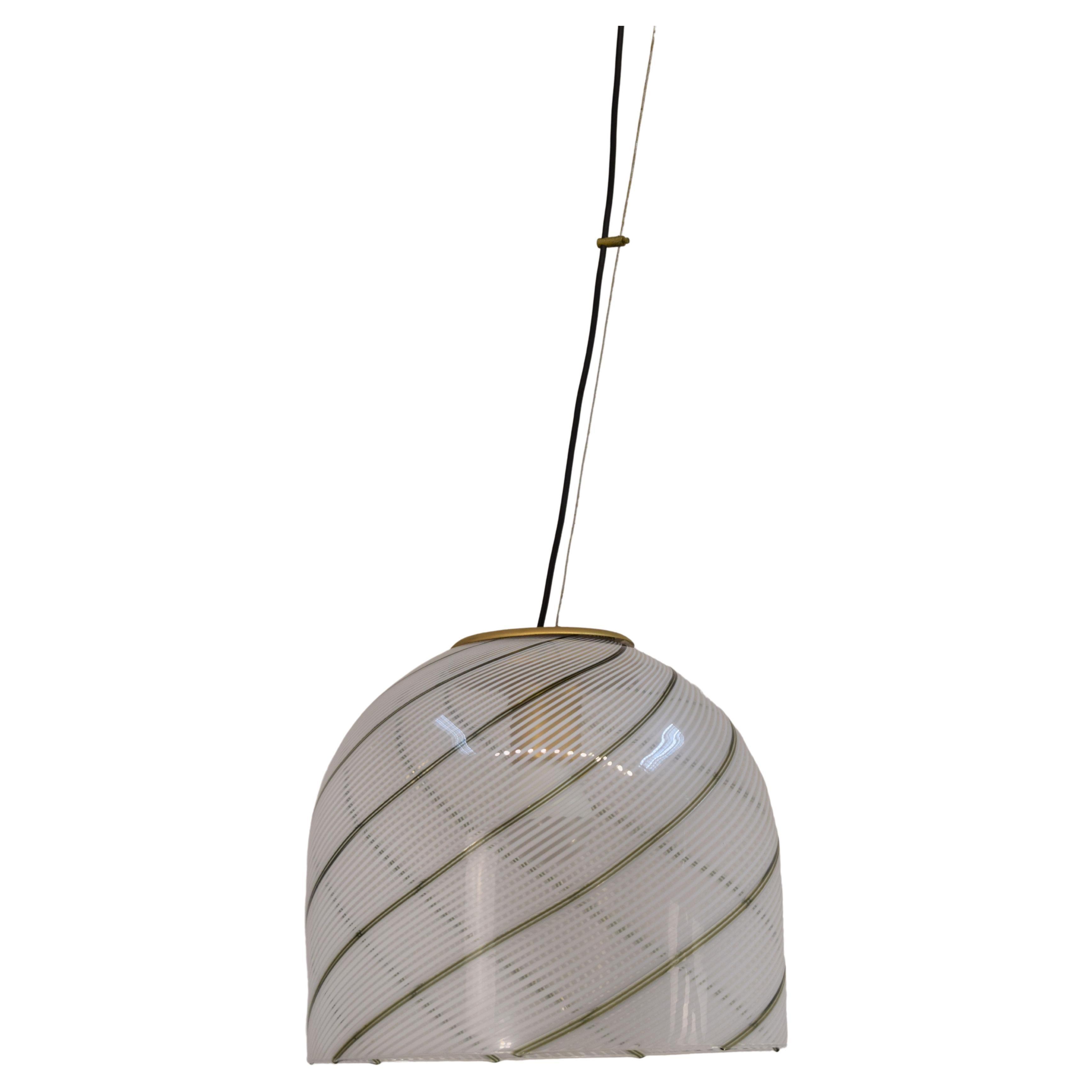 Italian Pendant Lamp by Venini, 1960s