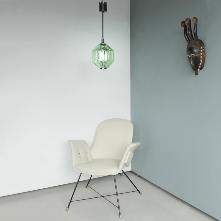 Italian Pendant Lamp by Vinicio Vianello for Vistosi Murano For Sale 7