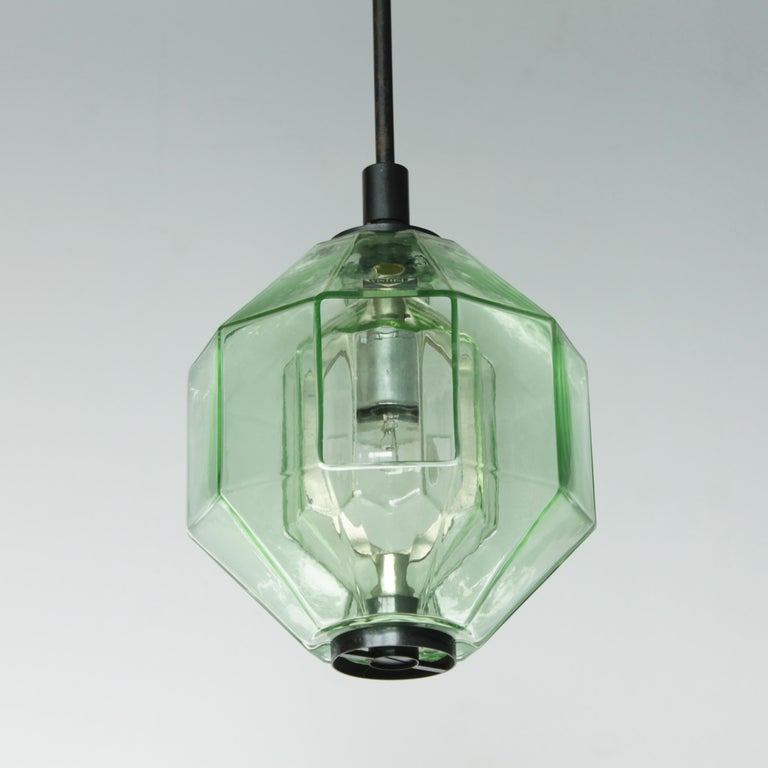 Italian Pendant Lamp by Vinicio Vianello for Vistosi Murano For Sale 3