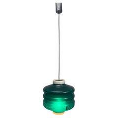 Retro Italian pendant lamp from the 50s, Stilnovo style