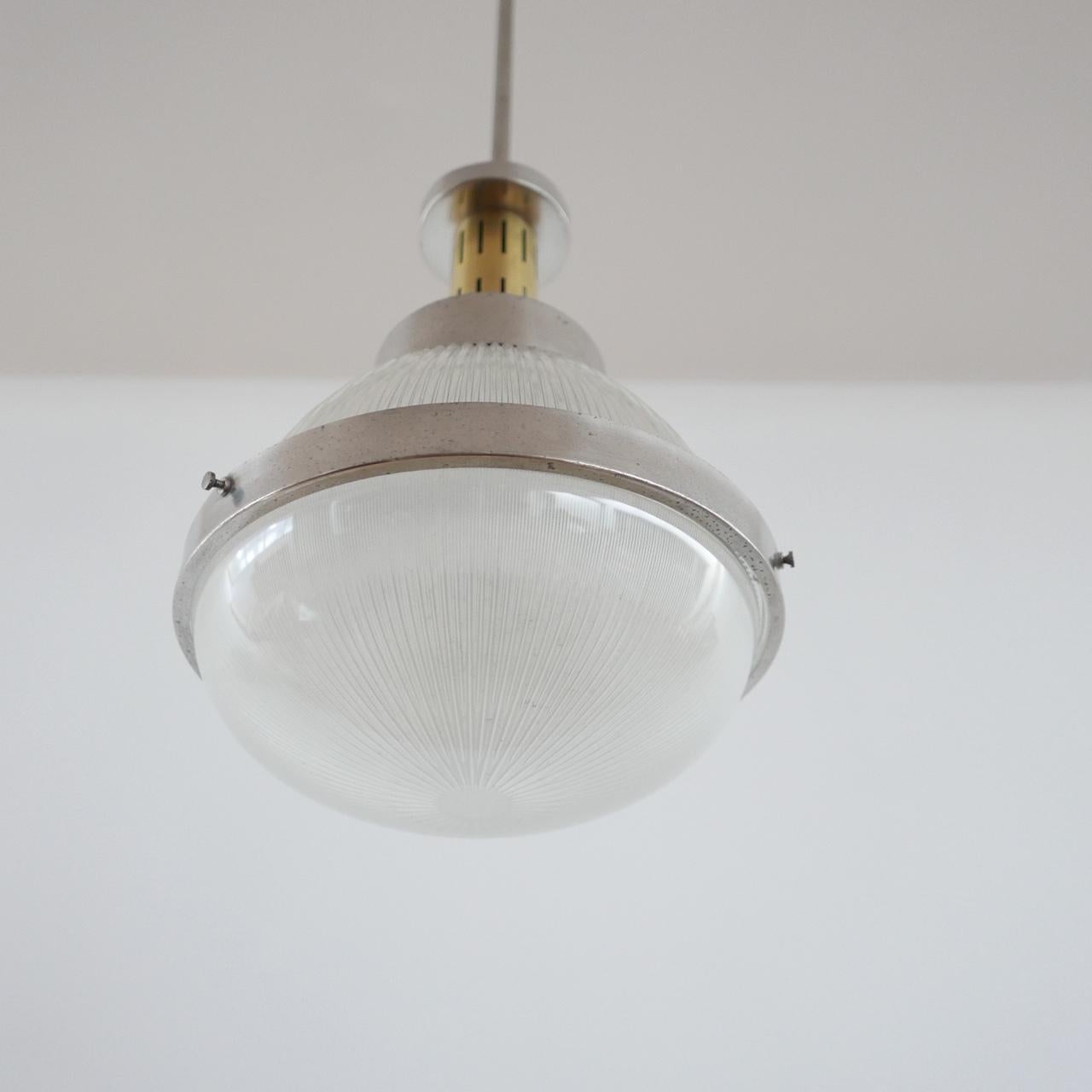 Italian Pendant Light Attributed to Ignazio Gardella In Excellent Condition For Sale In London, GB