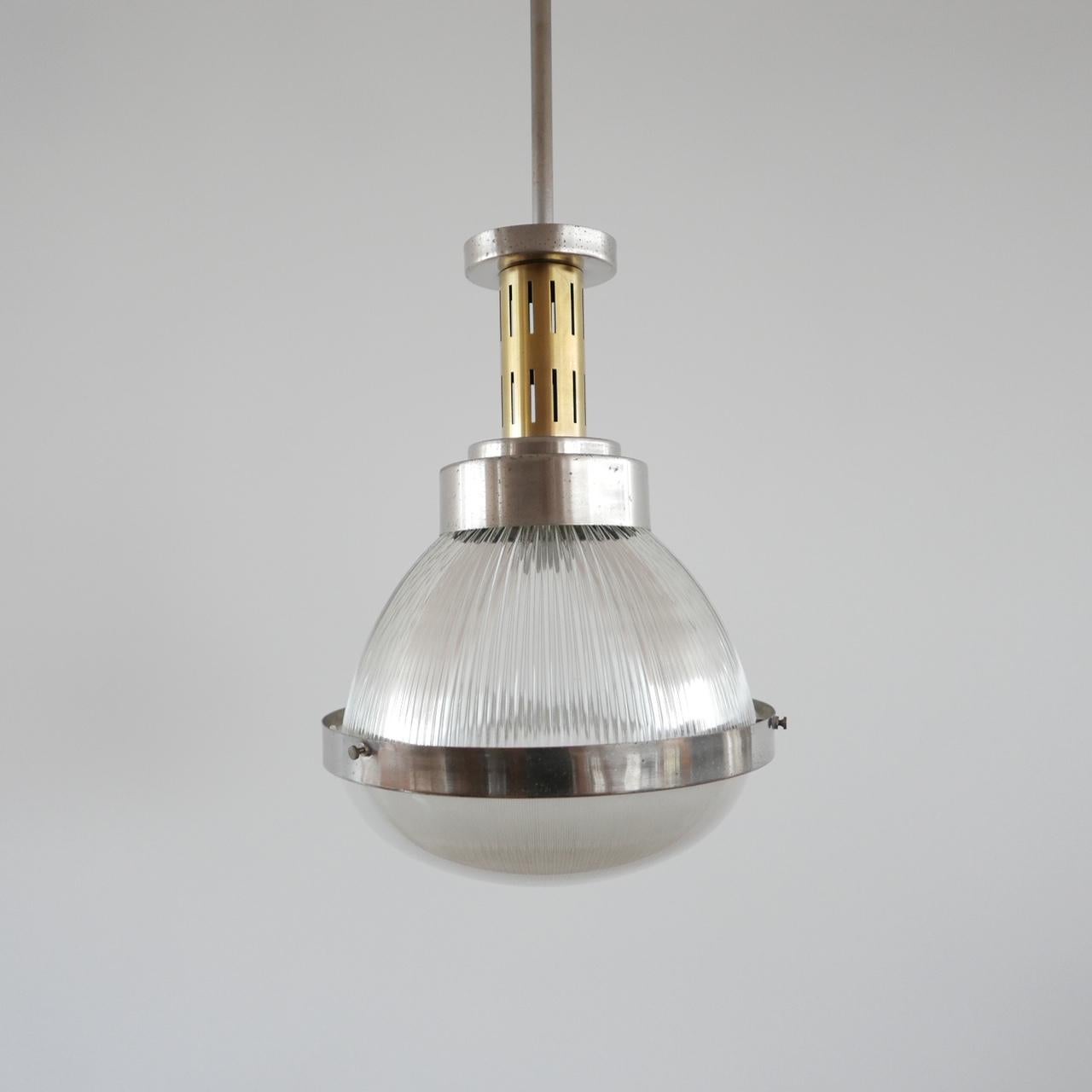 Italian Pendant Light Attributed to Ignazio Gardella For Sale 2