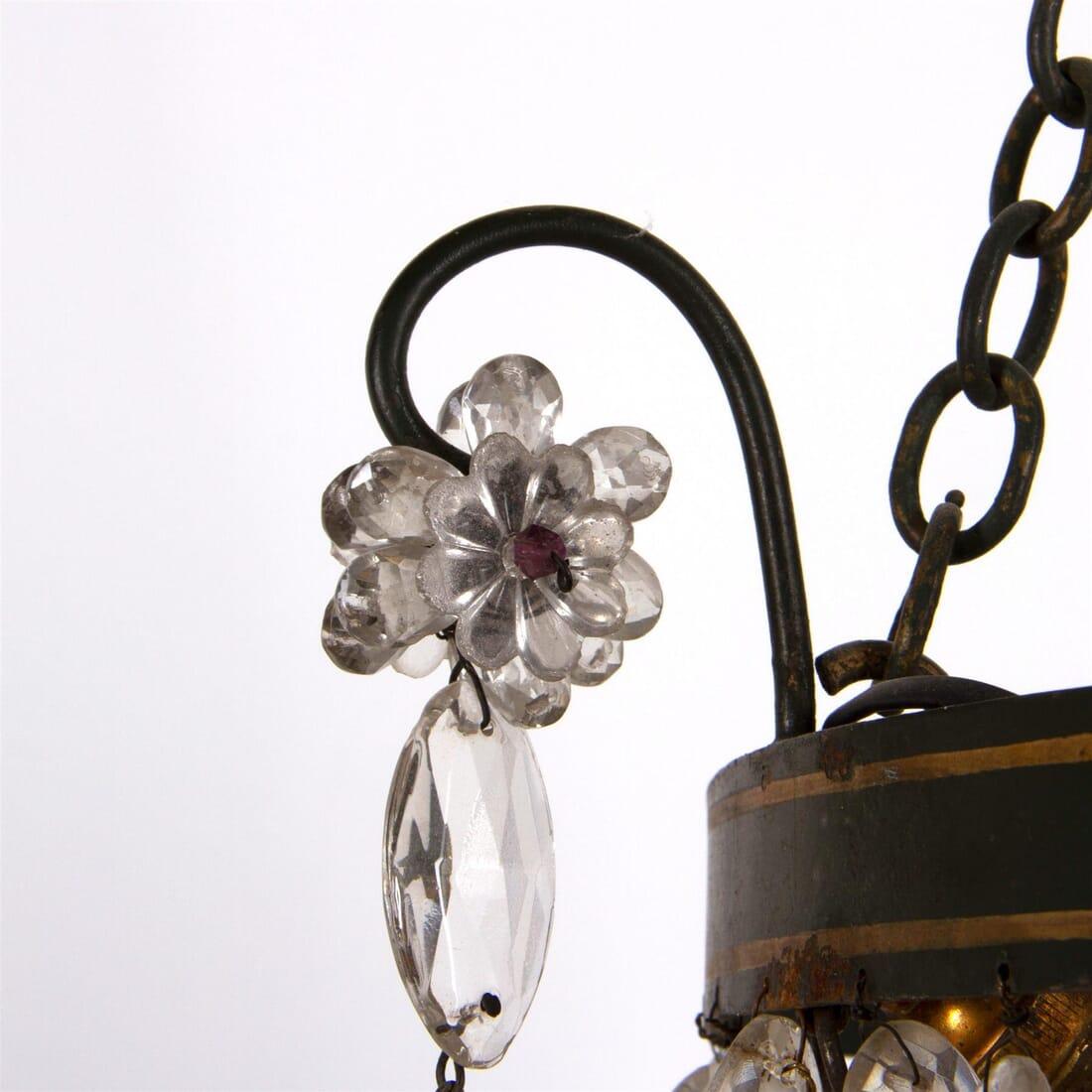 Glass Italian Pendant Light For Sale