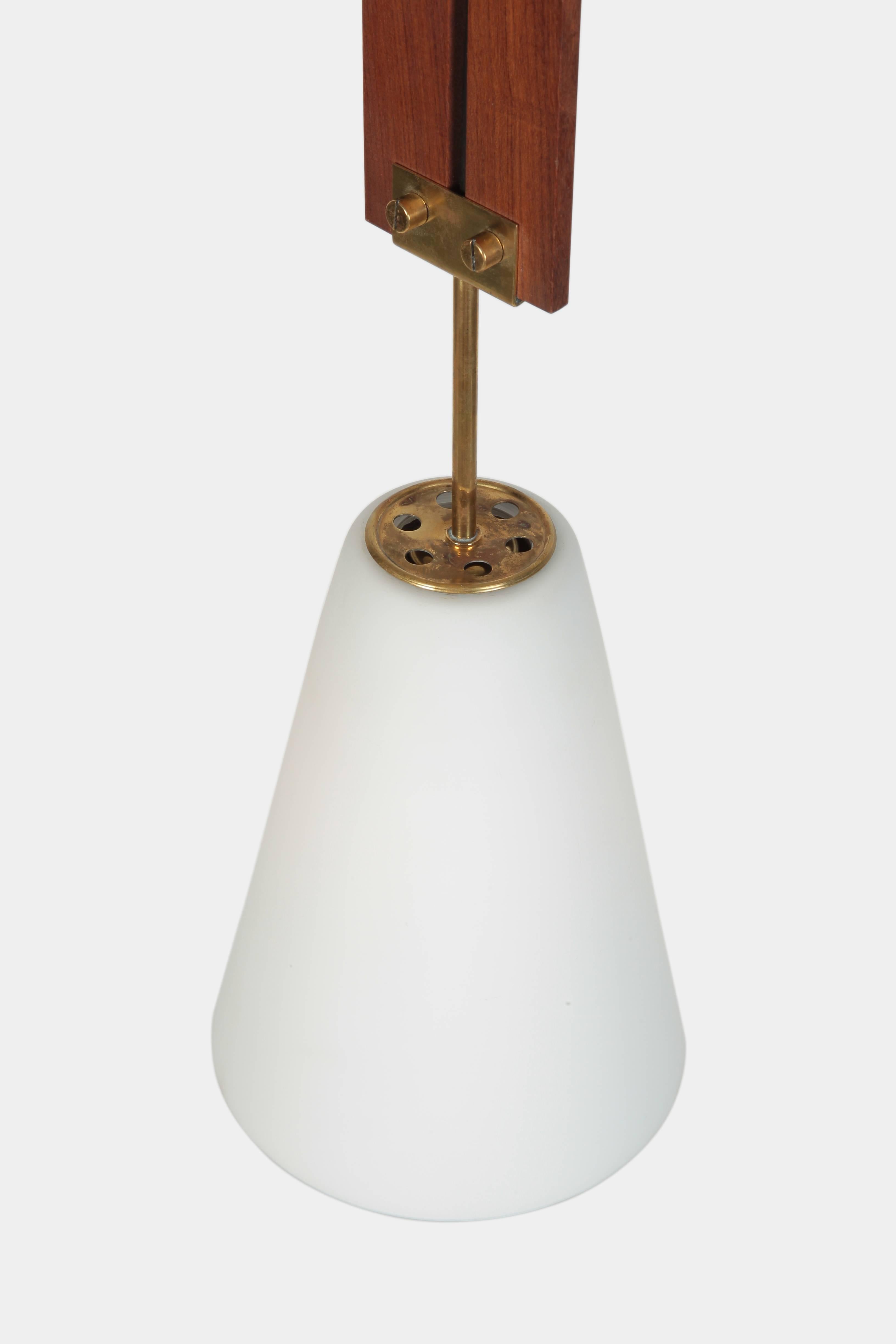 Italian Pendant Mahogany, 1960s For Sale 4