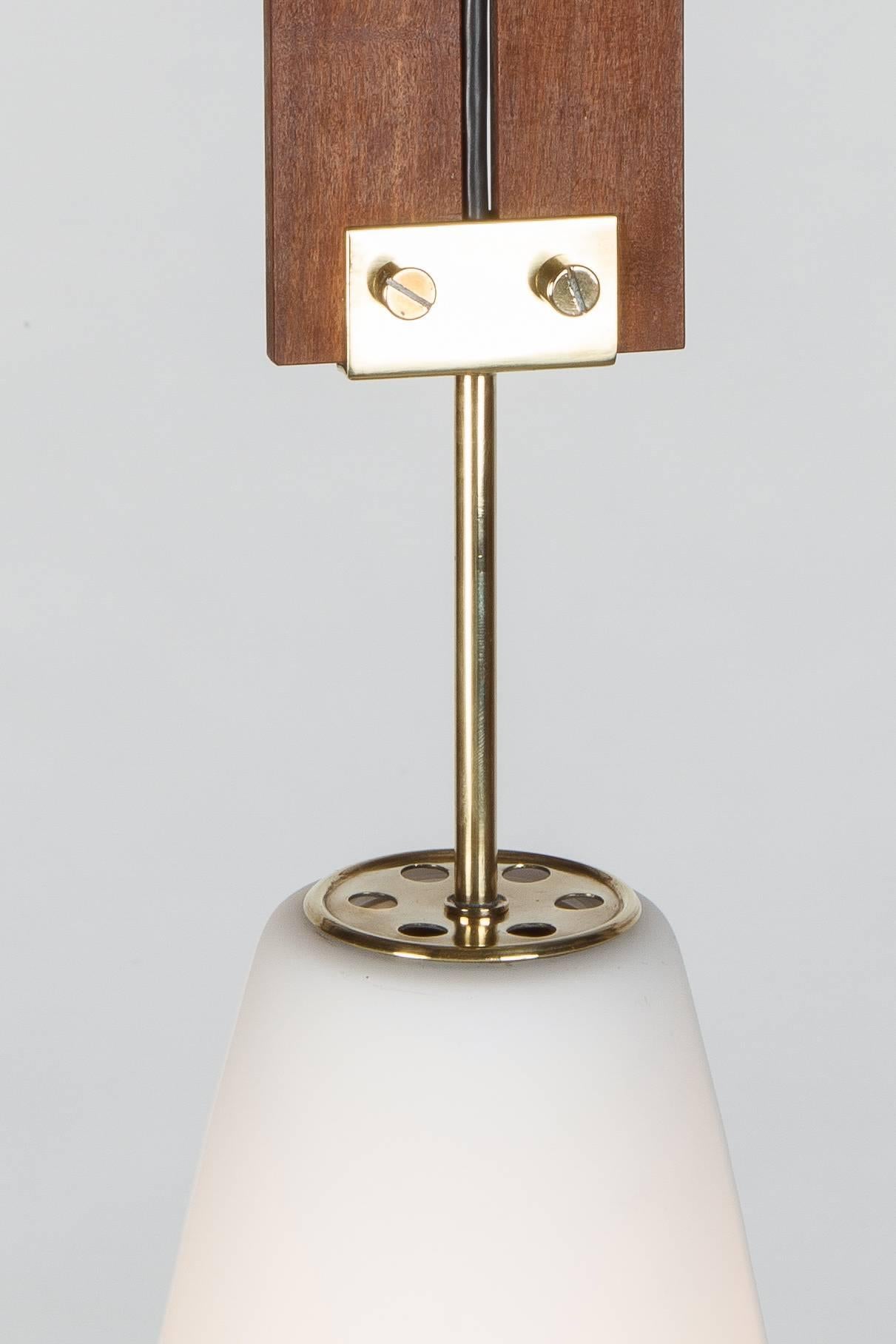 Italian Pendant Mahogany, 1960s In Good Condition For Sale In Basel, CH