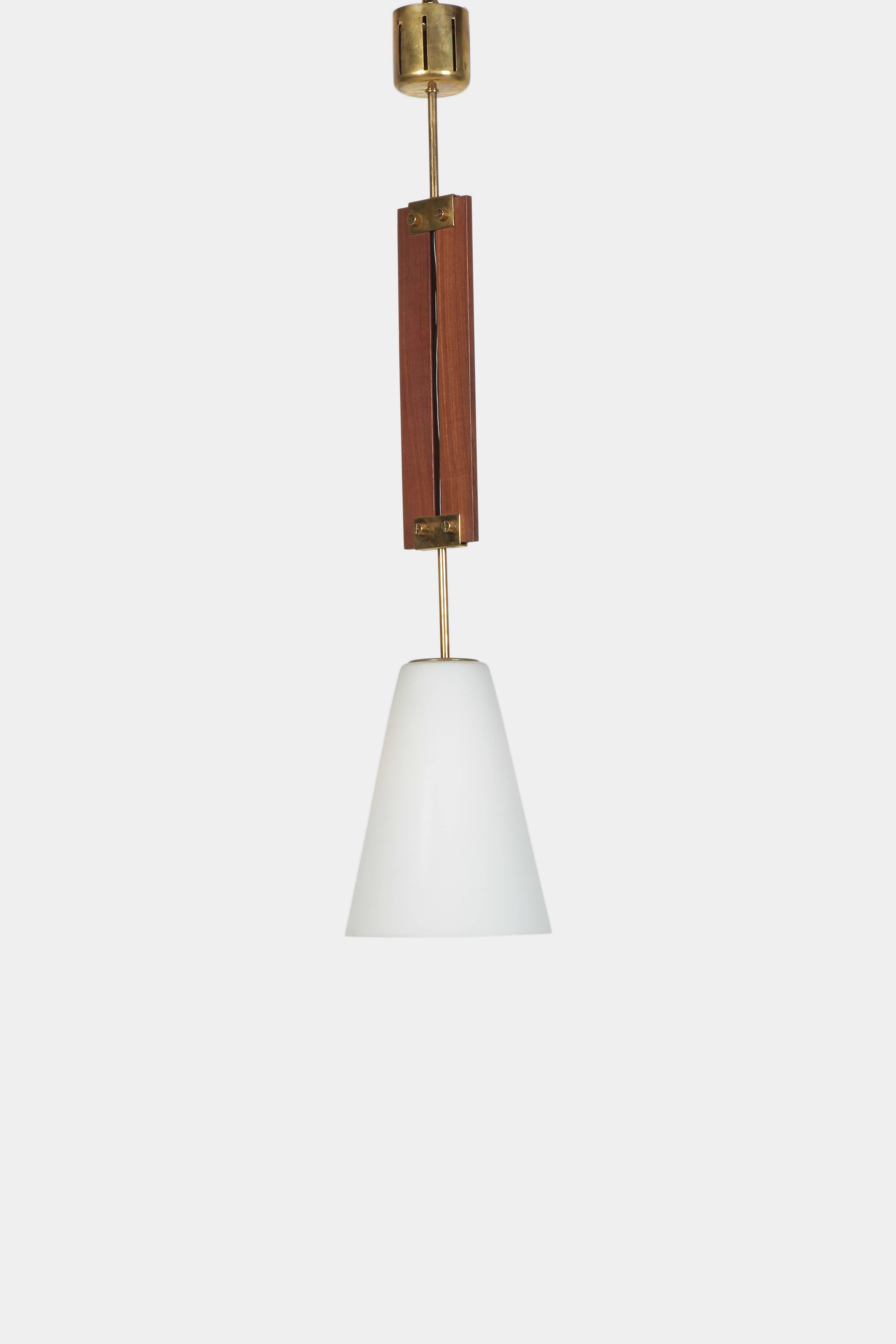 Italian Pendant Mahogany, 1960s For Sale 2