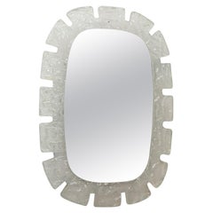 Specchio illuminato in perspex italiano