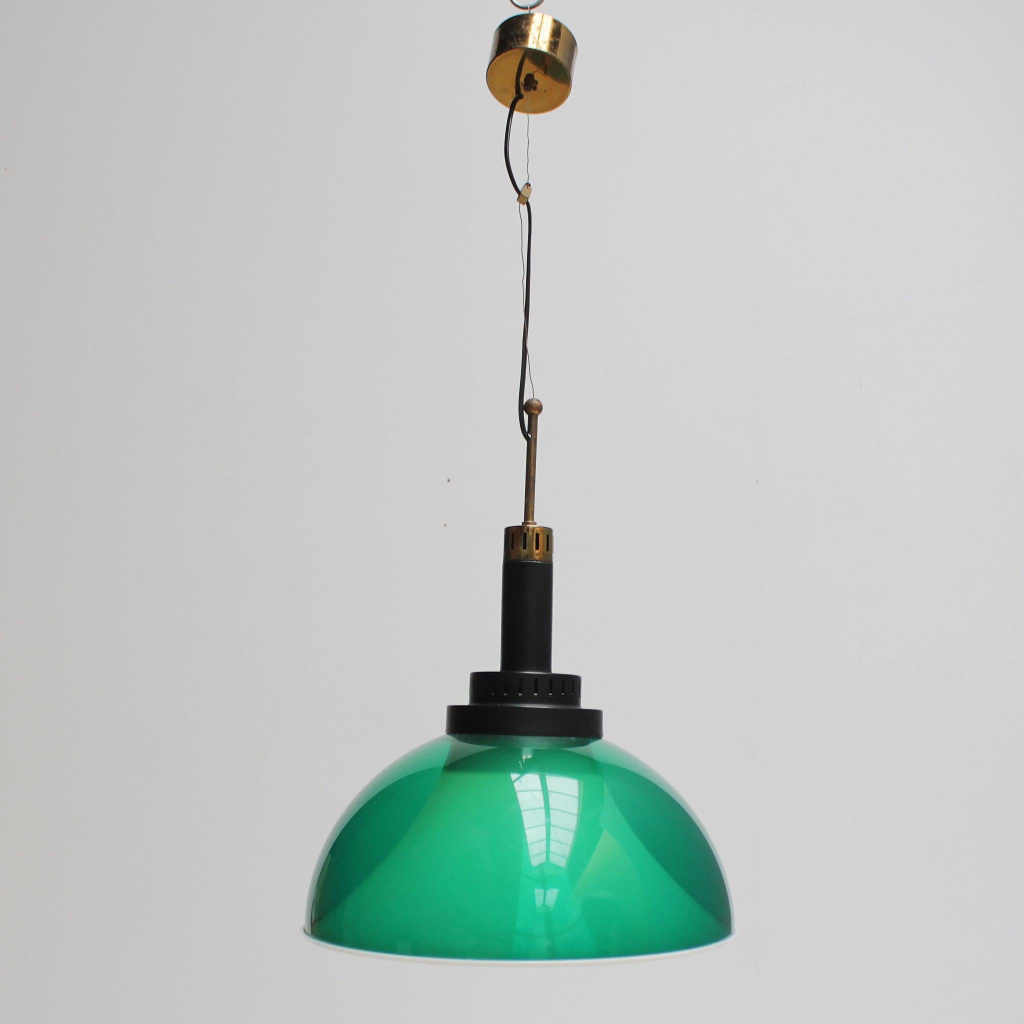 Italian Perspex Lamp by Stilux, 1950 For Sale 7