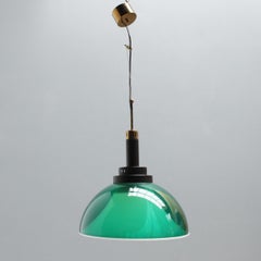 Lampe italienne en perspex par Stilux, 1950