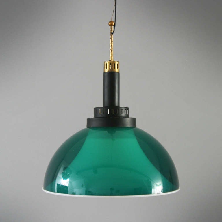 Mid-20th Century Italian Perspex Lamp by Stilux, 1950 For Sale