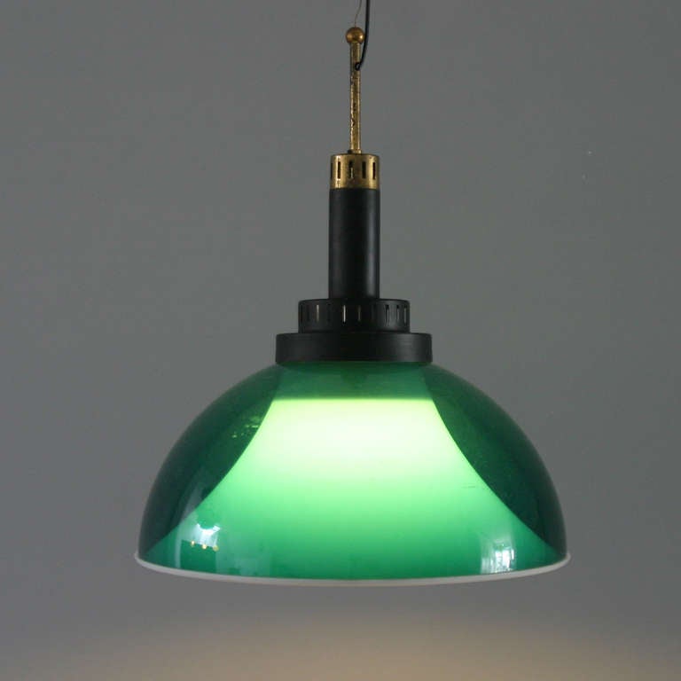 Italian Perspex Lamp by Stilux, 1950 For Sale 1