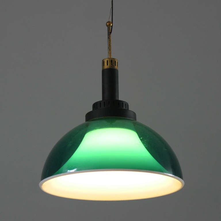 Italian Perspex Lamp by Stilux, 1950 For Sale 2
